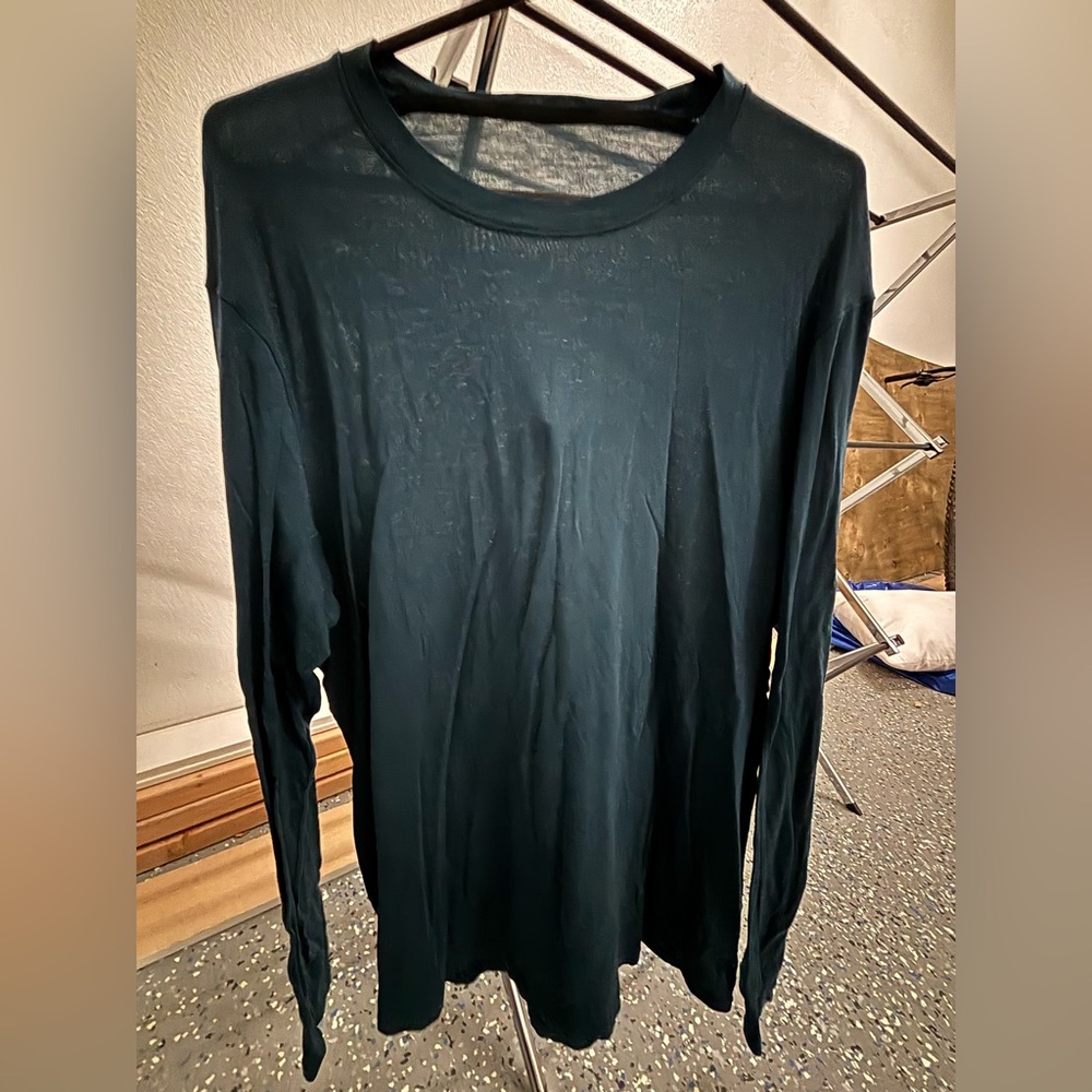 lululemon athletica Dark Green Long Sleeve Tee